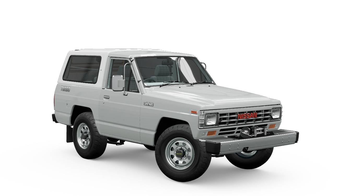 1985 Nissan Safari Turbo, a D class car in Forza Horizon 6