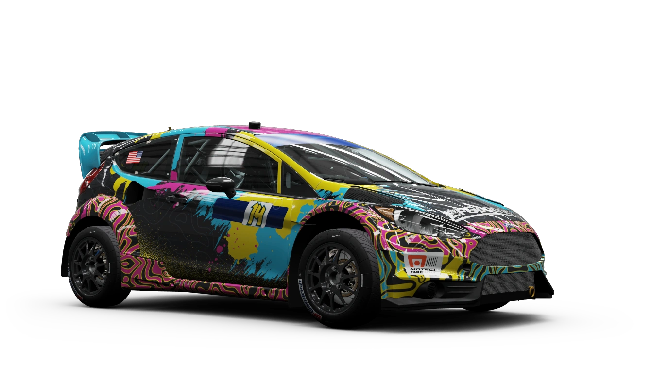 Ford #14 Rahal Letterman Lanigan Racing GRC Fiesta