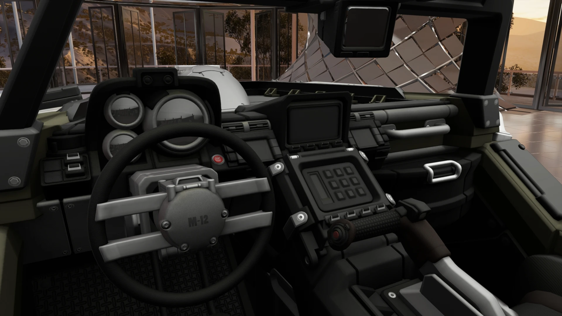 2554 AMG Transport Dynamics M12S Warthog CST - Interior
