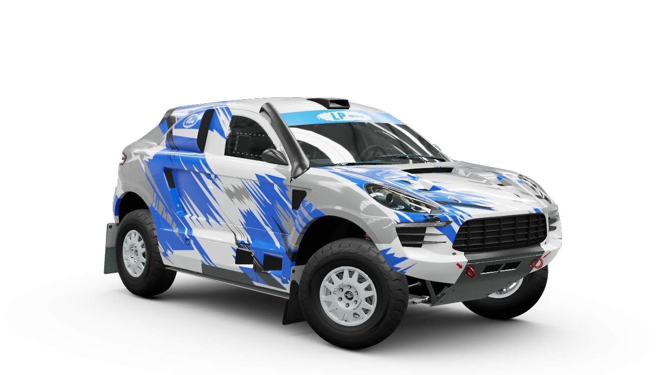 2018 Porsche Macan LPR Rally Raid, a B class car in Forza Horizon 6