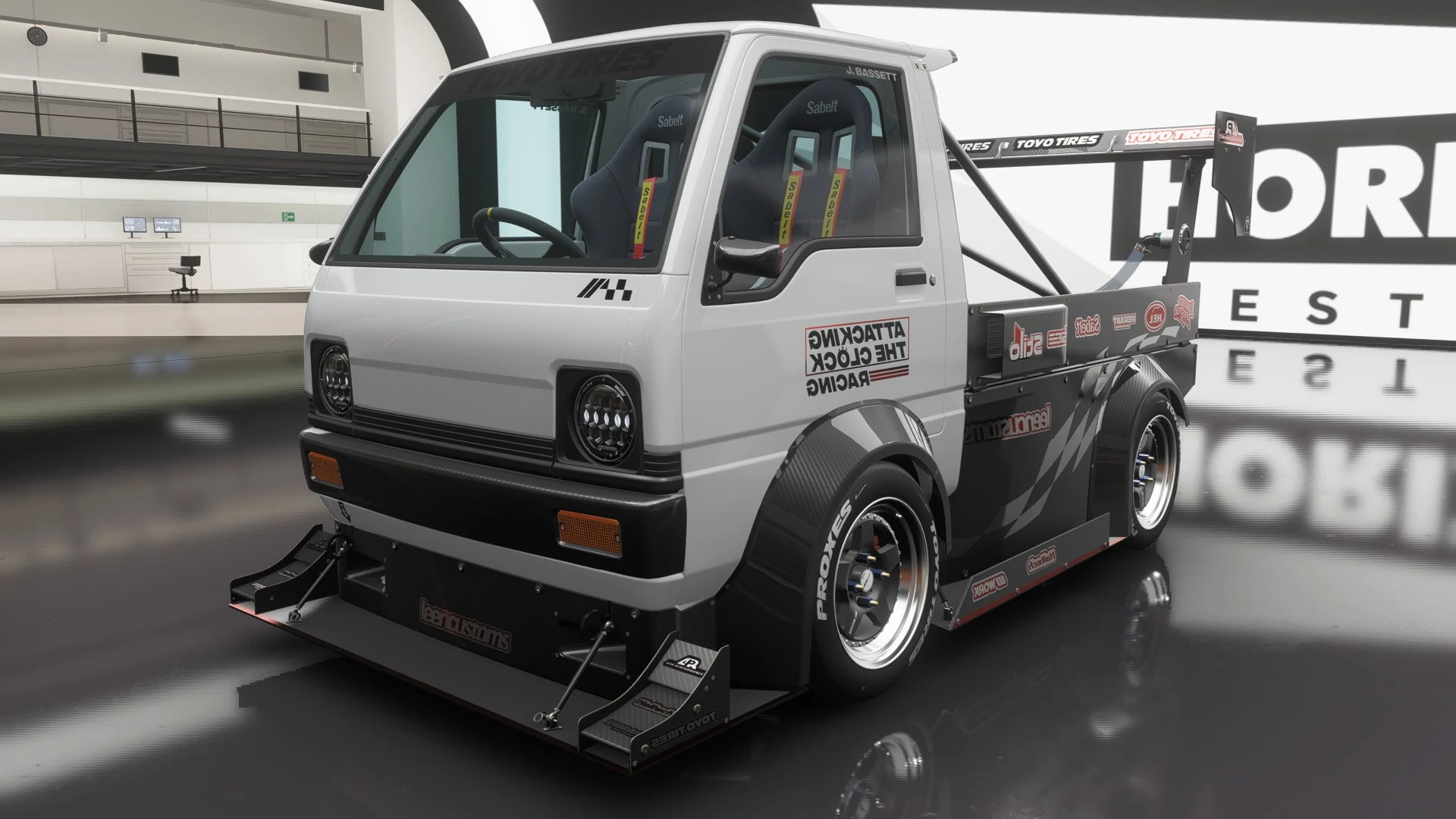 1990 Mitsubishi 269 Attacking the Clock Racing Minicab Time Attack - Front