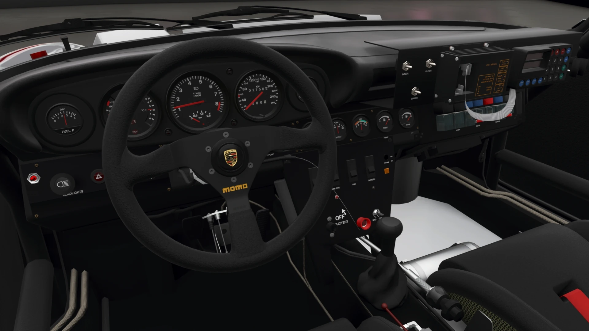 1986 Porsche 185 959 Prodrive Rally Raid - Interior