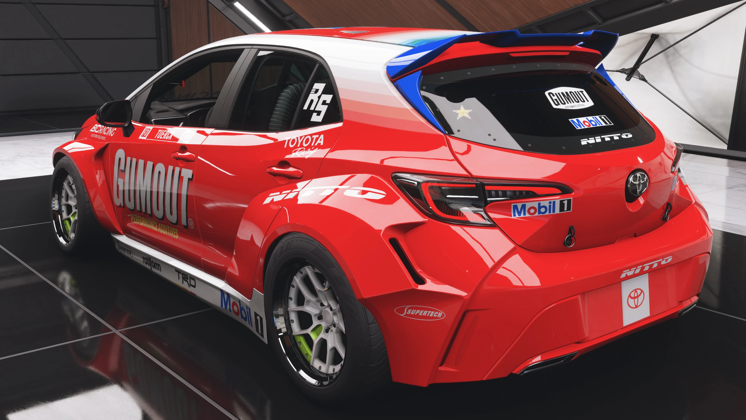 2019 Formula Drift 411 Toyota Corolla Hatchback - Rear