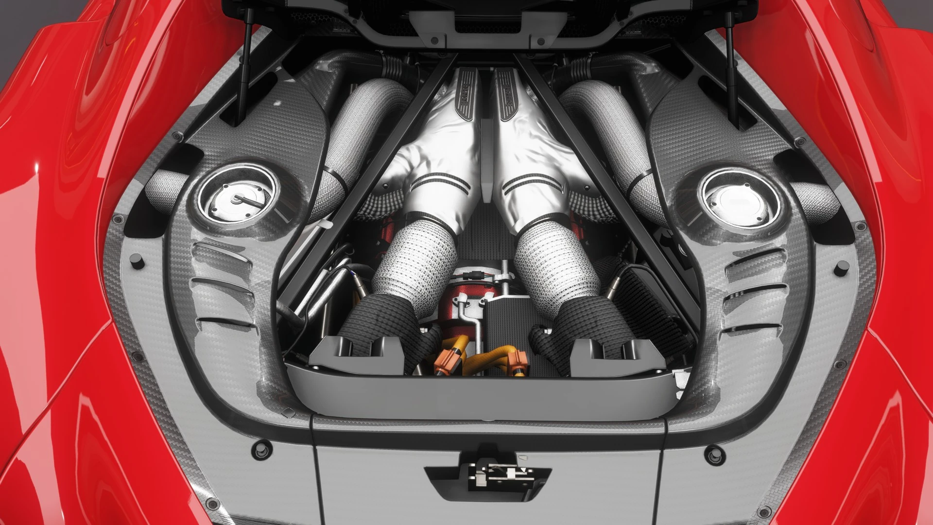 2022 Ferrari 296 GTB - Engine