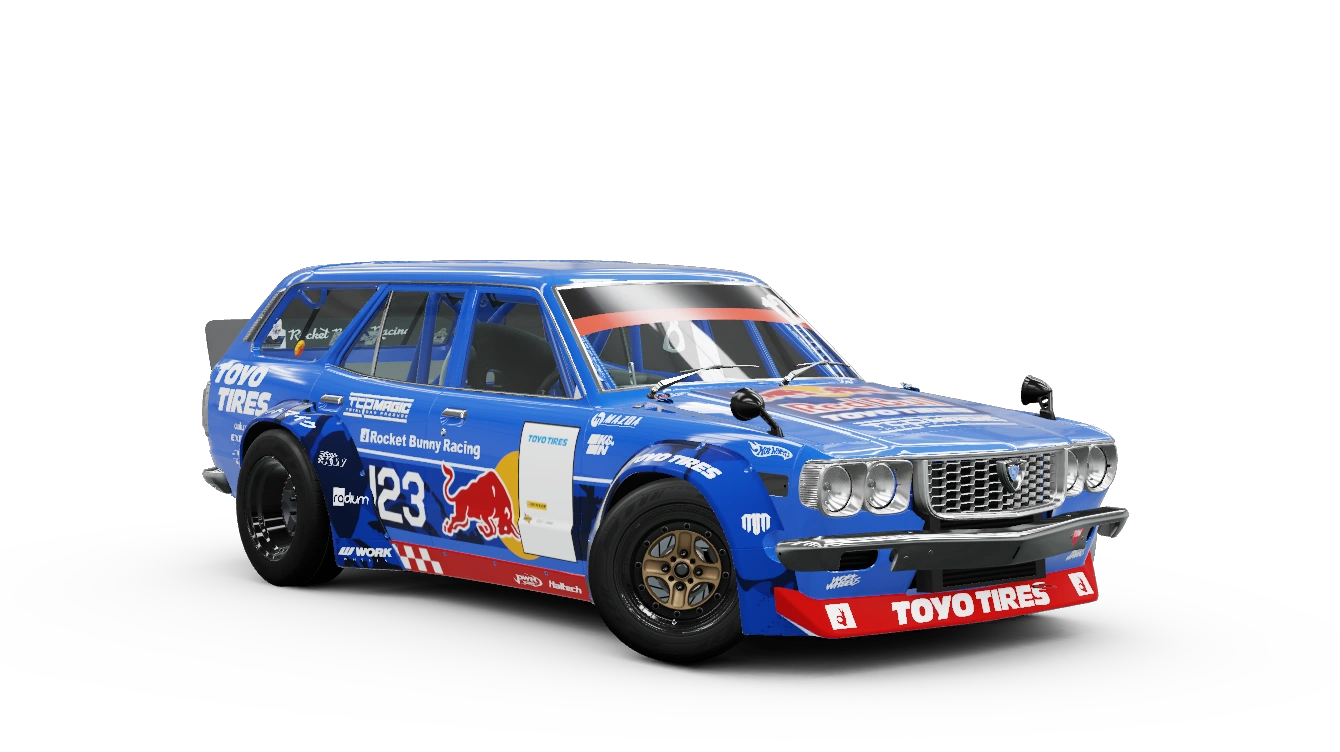 1974 Mazda 123 Mad Mike 808 Wagon 'FURSTY', a S1 class car in Forza Horizon 6