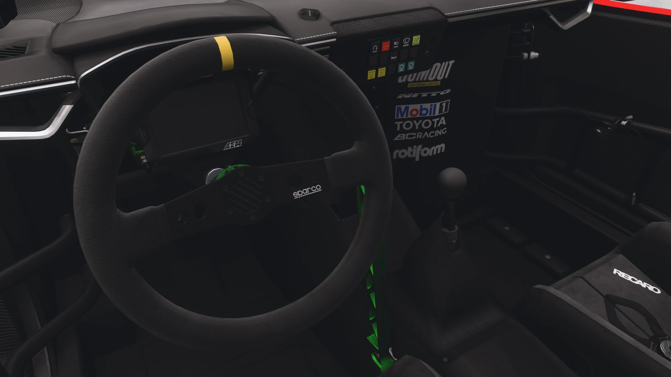 2019 Formula Drift 411 Toyota Corolla Hatchback - Dashboard