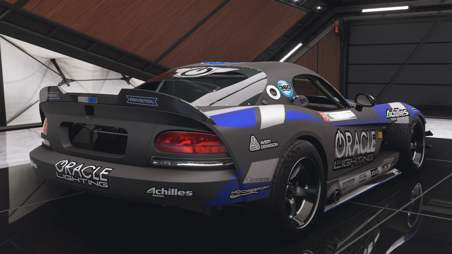 2006 Formula Drift 43 Dodge Viper SRT10 - Rear