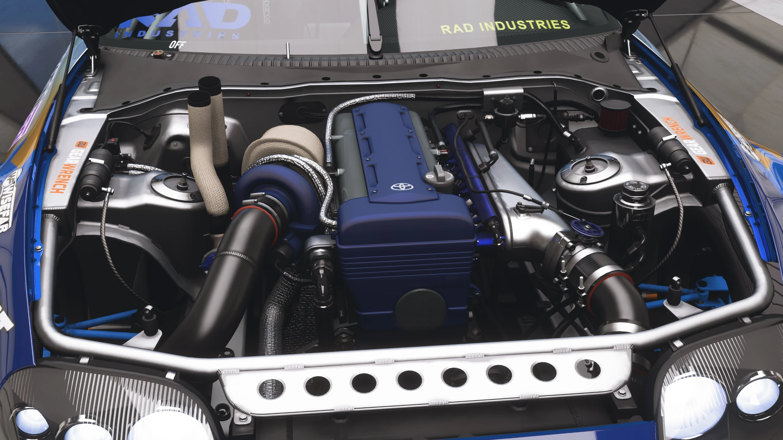 1995 Formula Drift 34 Toyota Supra MkIV - Engine