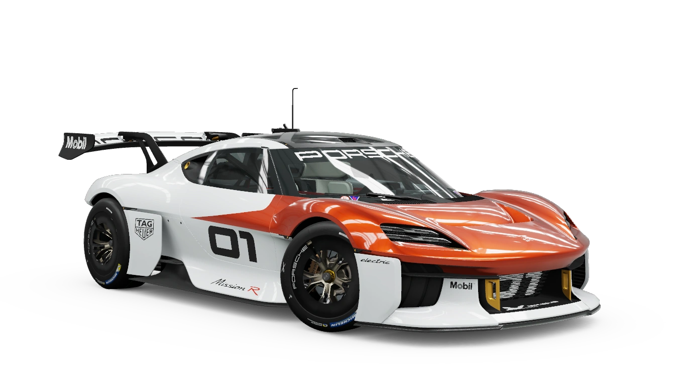 2022 Porsche Mission R, a S2 class car in Forza Horizon 6