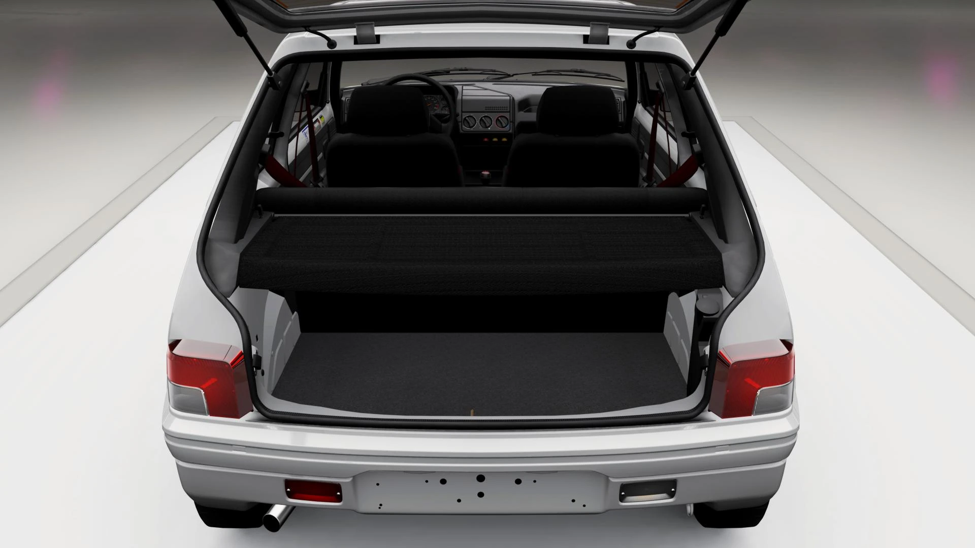 1991 Peugeot 205 Rallye - Trunk
