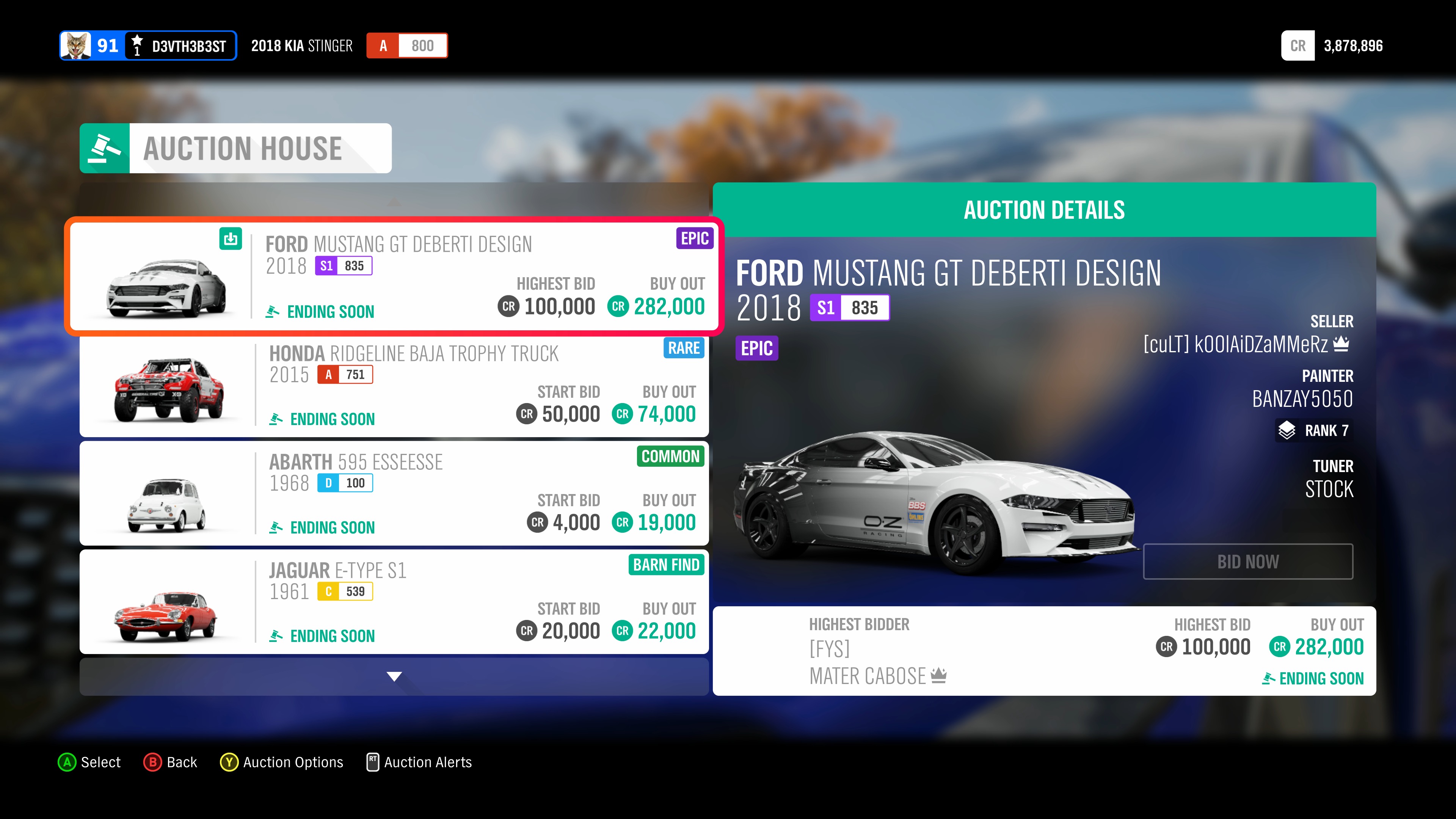 Auction House | Forza Wiki | Fandom