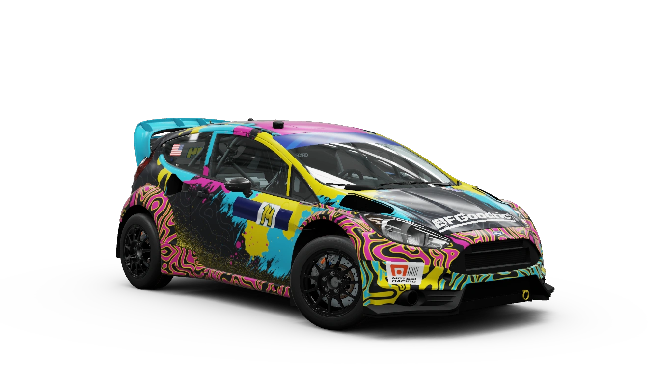 Ford #14 Rahal Letterman Lanigan Racing GRC Fiesta