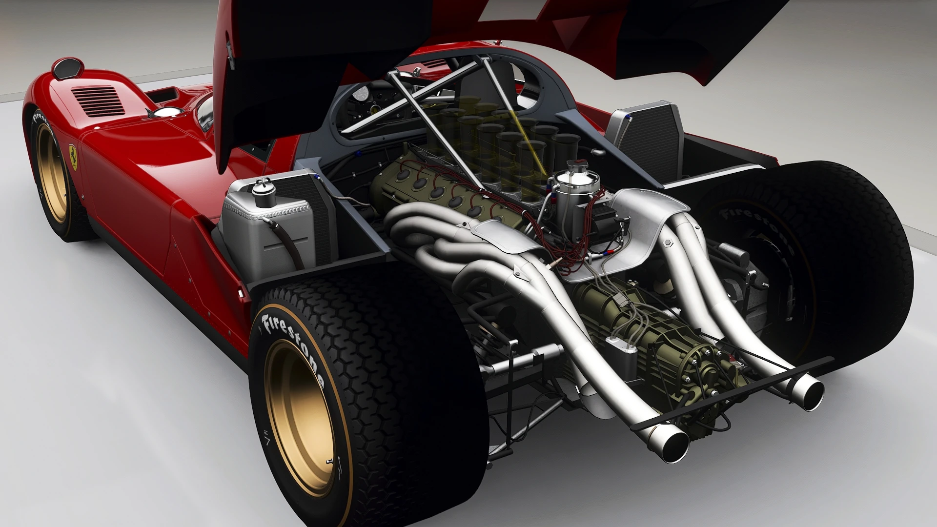 1970 Ferrari 512 S - Engine
