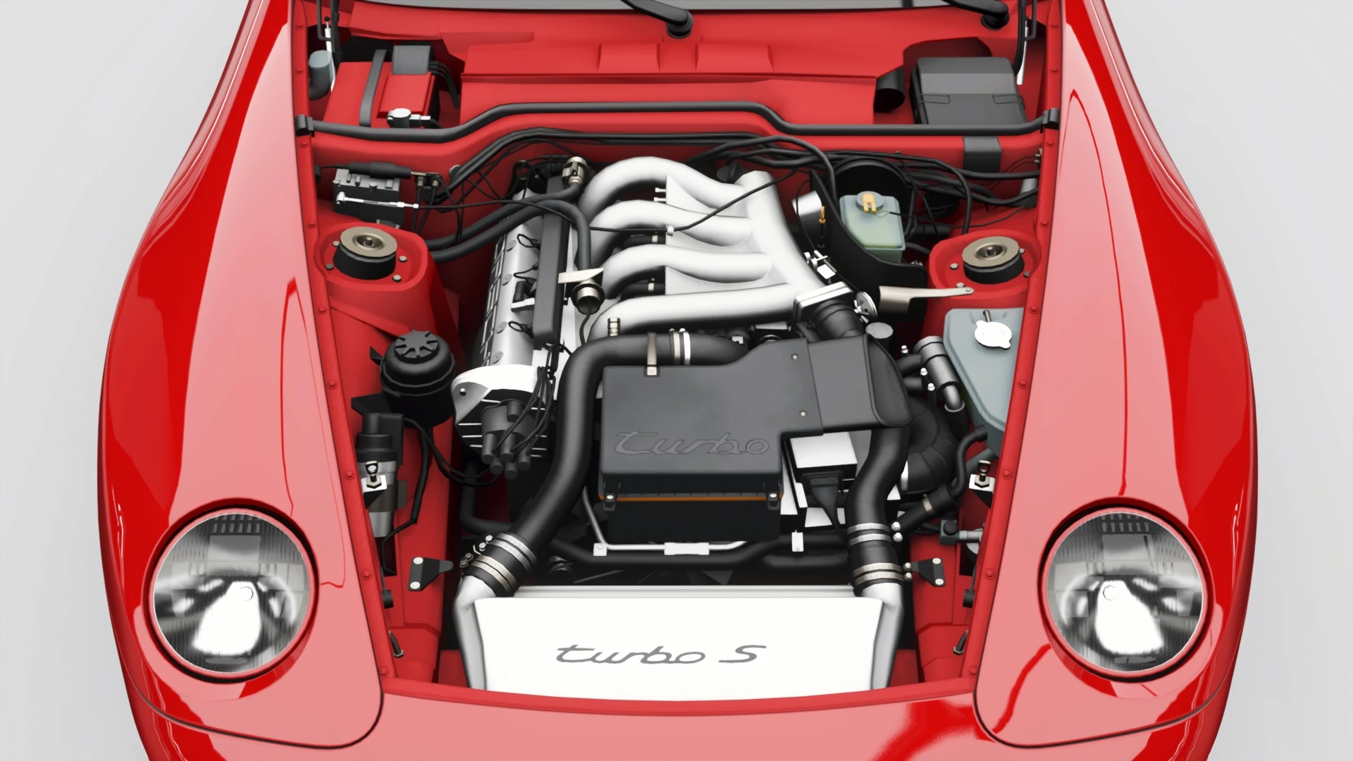 1993 Porsche 968 Turbo S - Engine