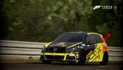 Tanner Foust Racing themed Volkswagen Golf R