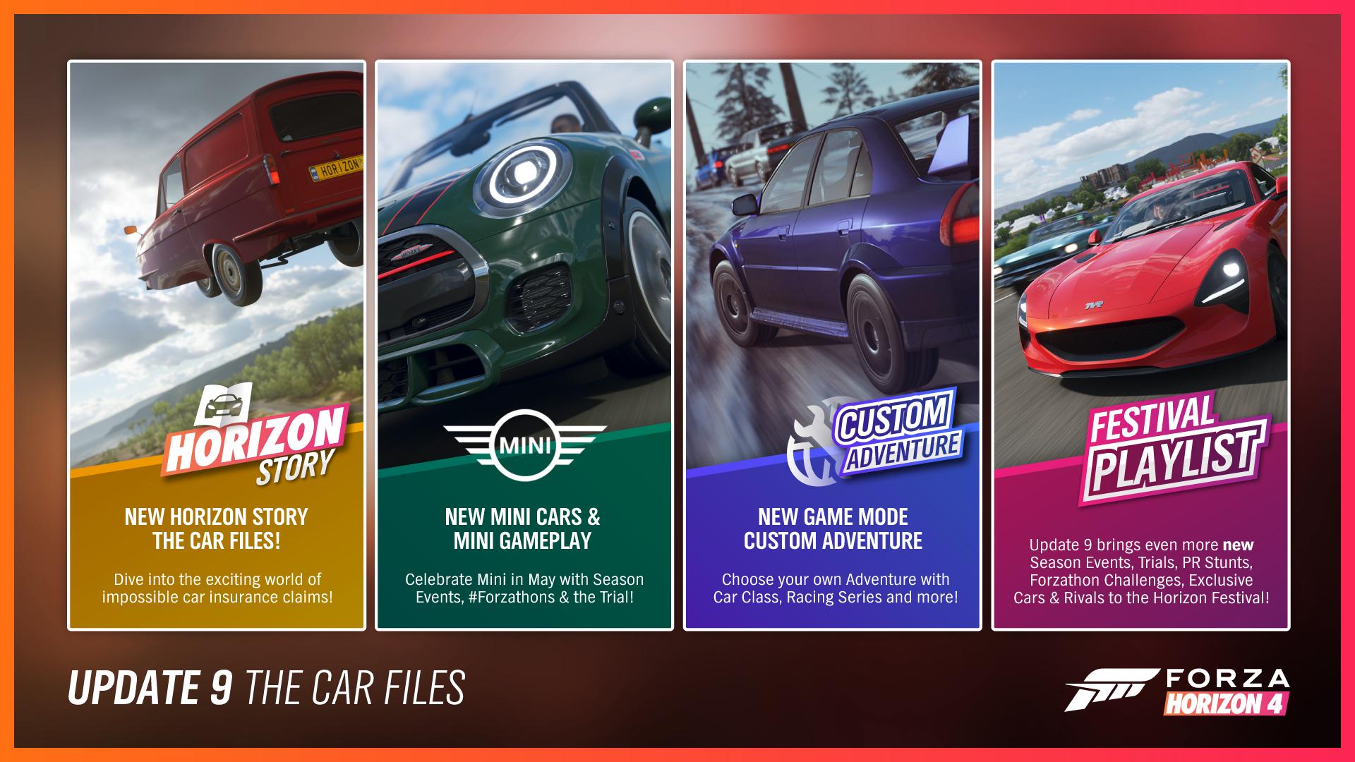 Update 9: The Car Files, Forza Wiki