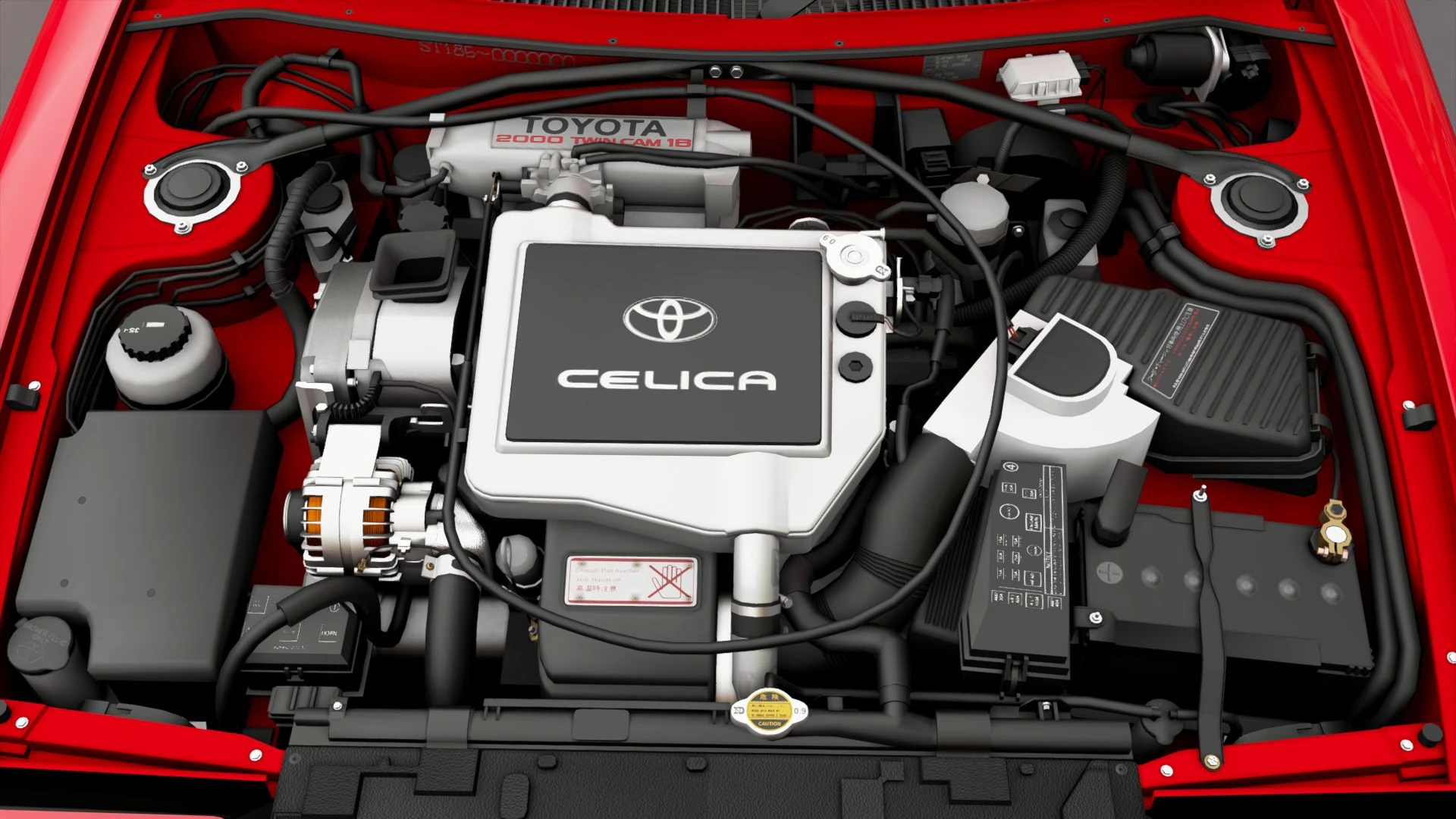 1992 Toyota Celica GT-Four RC ST185 - Engine