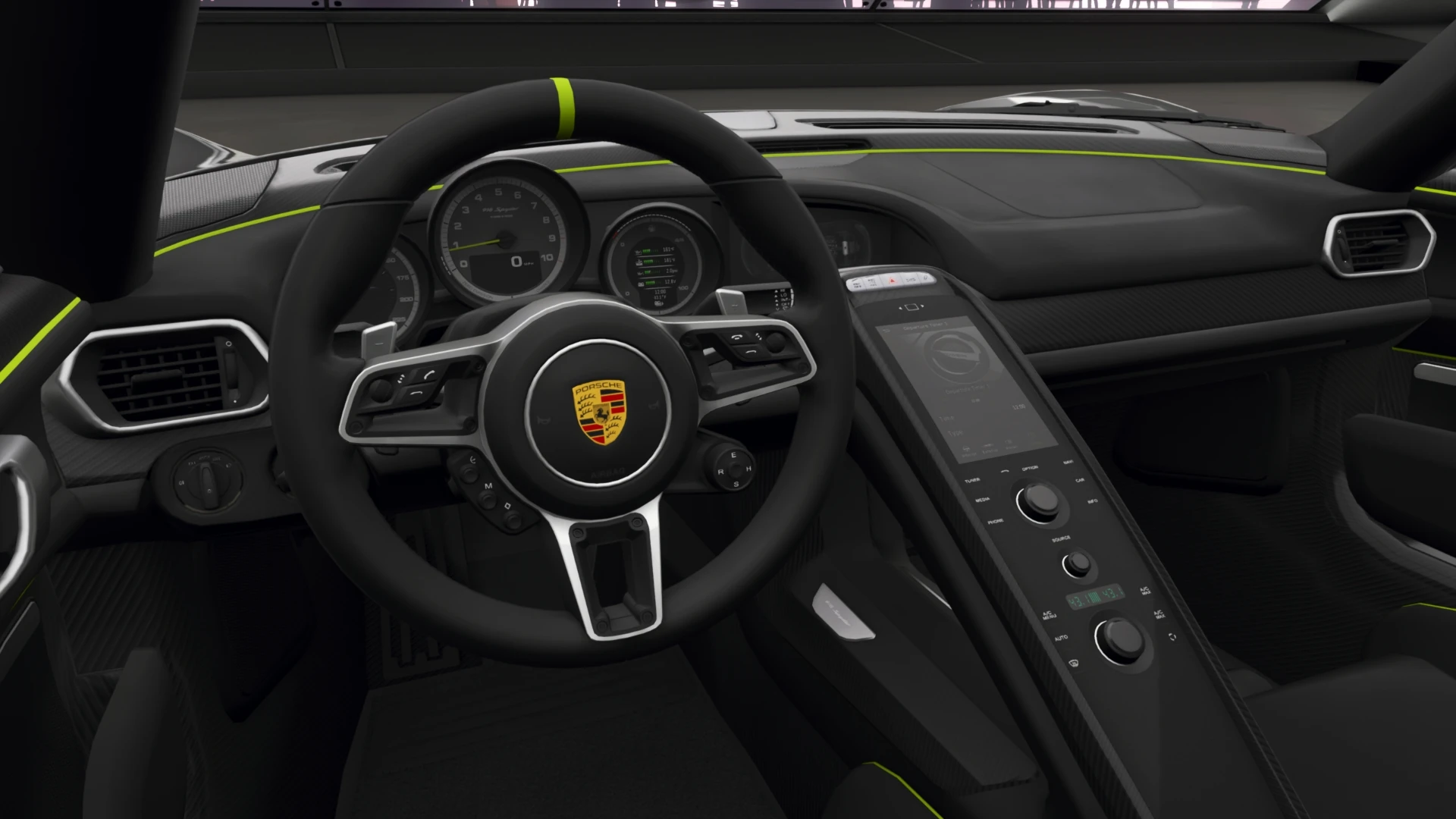 2014 Porsche 918 Spyder - Interior