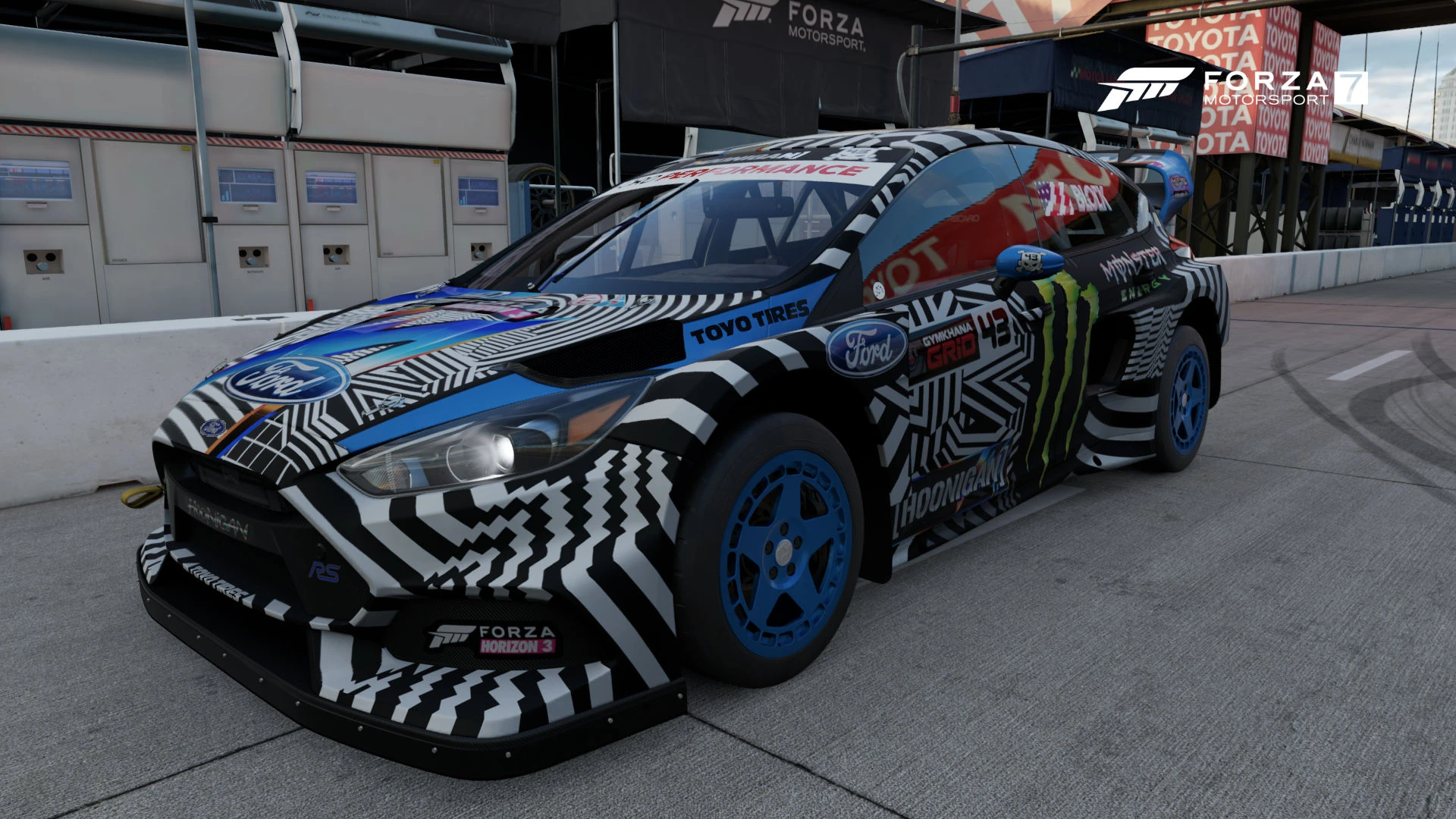 Hoonigan Gymkhana 9 Ford Focus RS RX "Welcome Pack" thumbnail