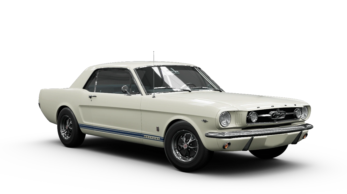 1965 Ford Mustang GT Coupe, a D class car in Forza Horizon 6
