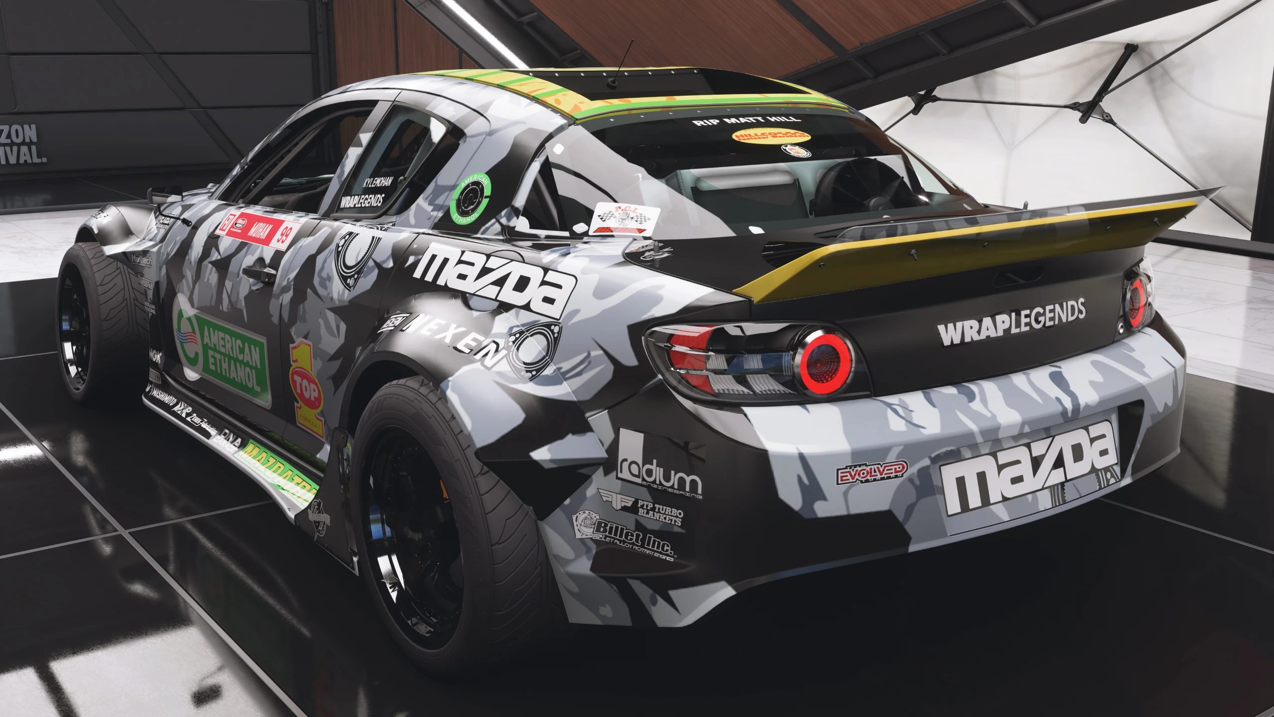 2009 Formula Drift 99 Mazda RX-8 - Rear