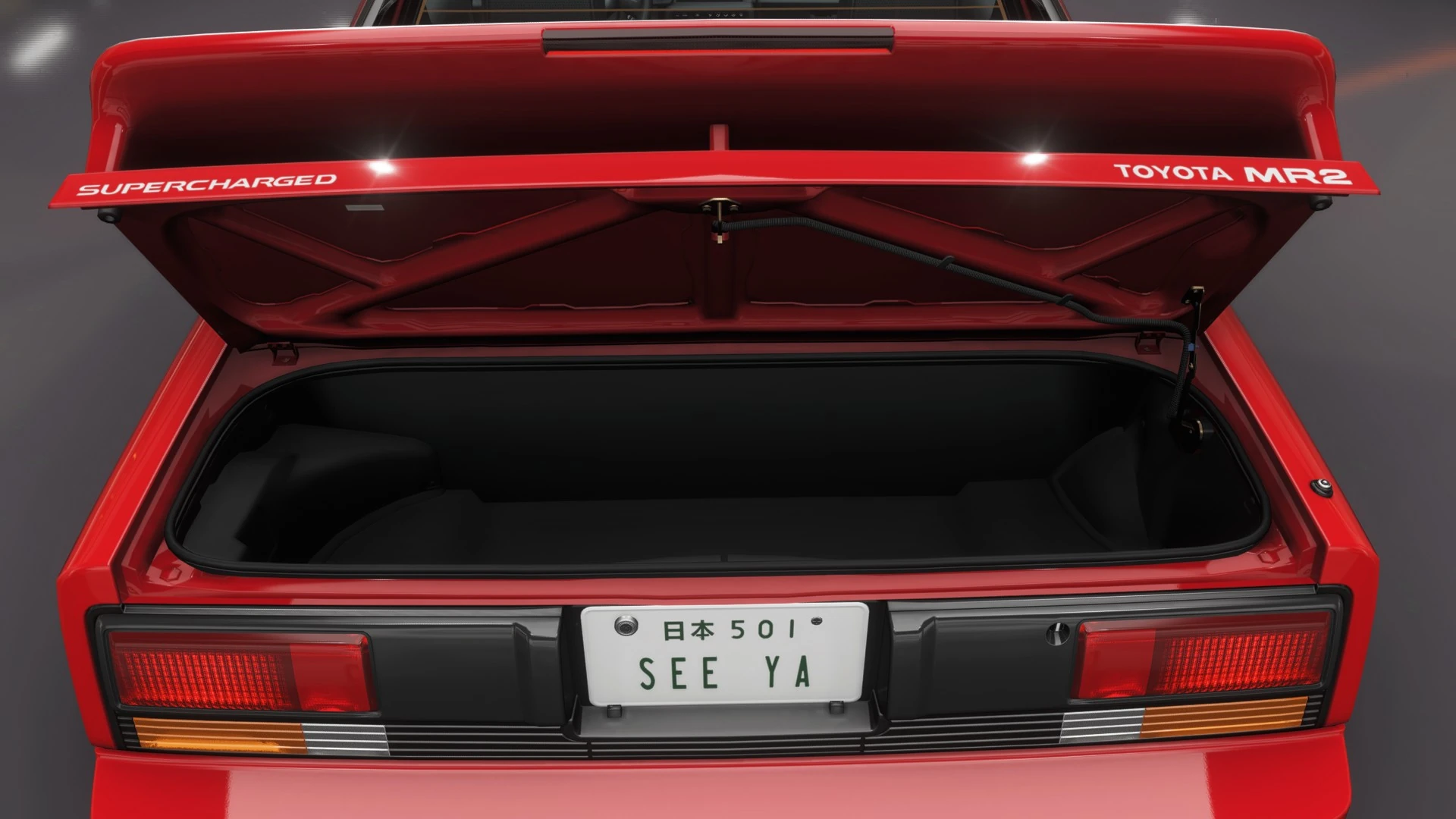 1989 Toyota MR2 SC - Trunk