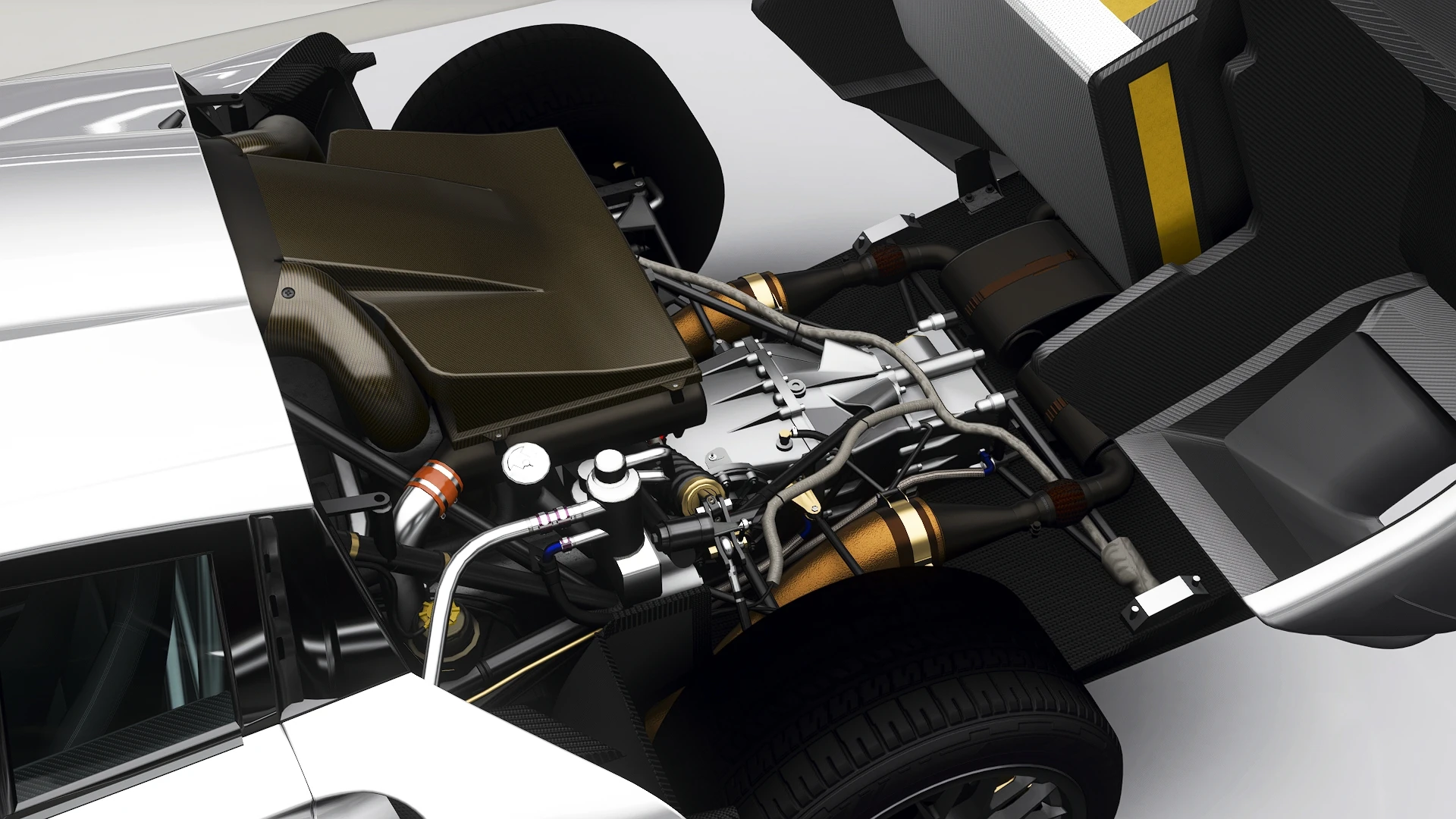 1997 Porsche 911 GT1 Strassenversion - Engine