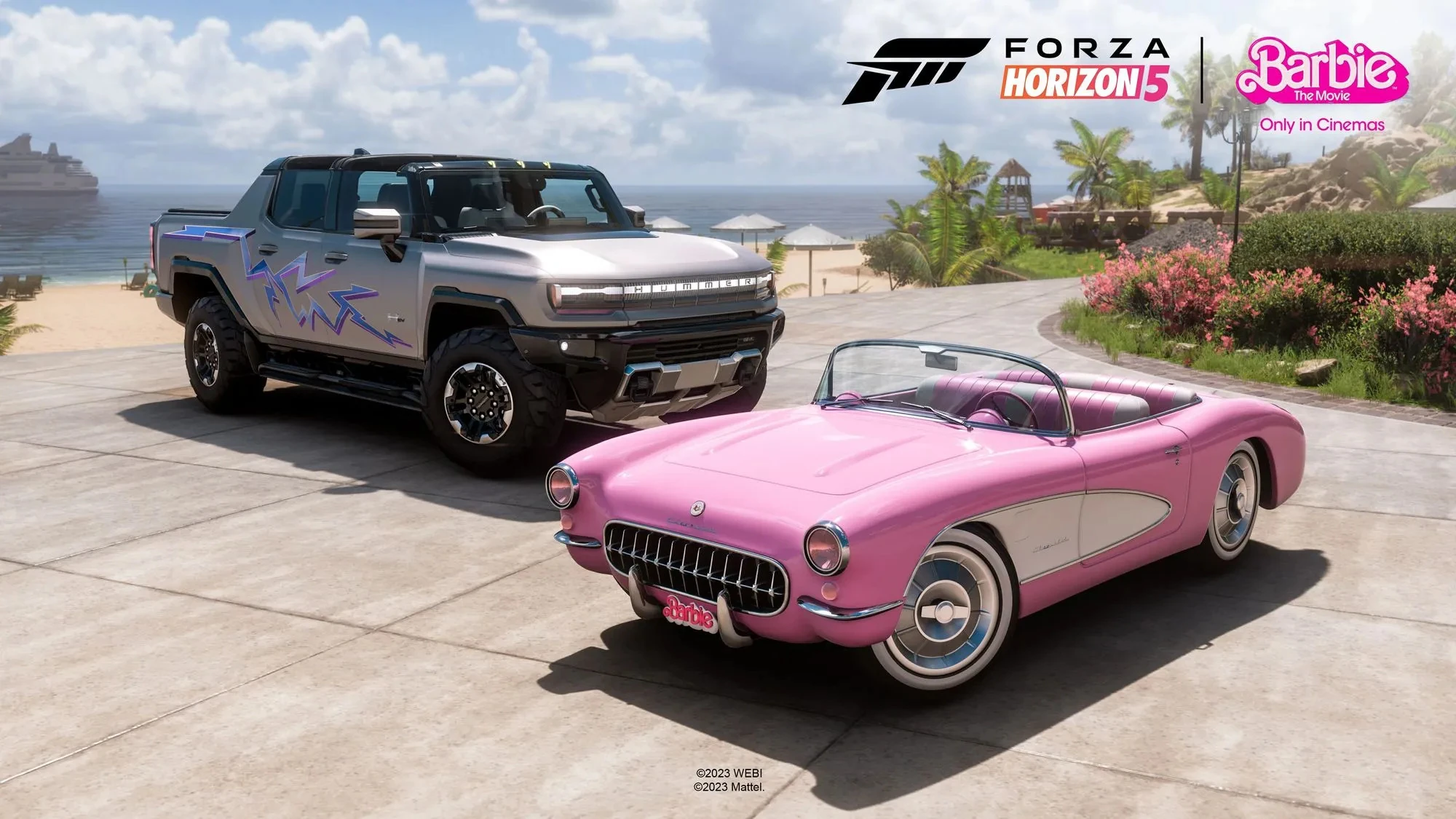 Chevrolet "Barbie Movie" Corvette EV Promotional