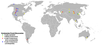 Ceratopsian map