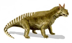 Estemmenosuchus BW
