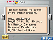 Museum entry in Fossil Fighters
