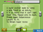 Fossilary entry in Fossil Fighters: Champions