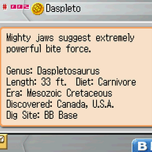 Fossil fighters carchar daspleto