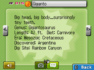 Fossilary entry in Fossil Fighters: Champions