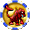 Fossil Fighters: Champions Dino Medal (Silver Head)