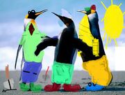 Penguins with unrelated things