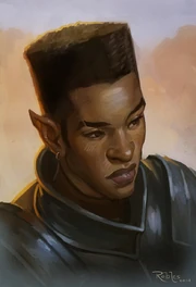 Elven Knight Paint Sketch by Nick Robles