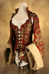 'Pirate Wasitcoat', photo from DamselInThisDress, Etsy.