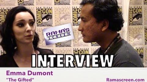 My SDCC 2017 Interview with 'THE GIFTED' Star, Emma Dumont