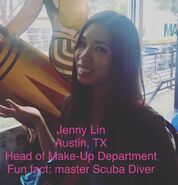 Meet the Crew Day 1 - Jenny Lin - Head of Makeup Department