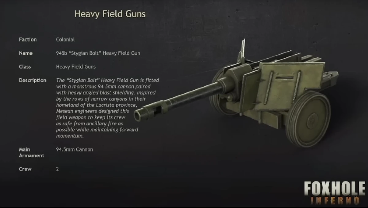 945g “Stygian Bolt” Official Foxhole Wiki