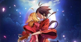 The two main protagonists and main matchmaking couple,  and , kiss.