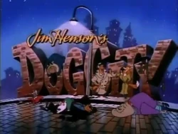 Dog City Title Card