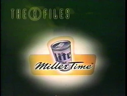 Miller Lite Sponsor (1996, The X-Files)