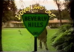 Down and Out in Beverly Hills Title Card