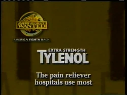 Tylenol Sponsor (1996, America's Most Wanted- America Fights Back)
