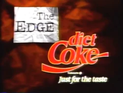Diet Coke Sponsor (1992, The Edge)