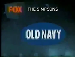 Old Navy Sponsor (2003, The Simpsons)