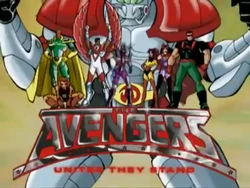 The Avengers United They Stand Title Card