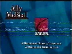 Saturn Sponsor (1997, Ally McBeal)